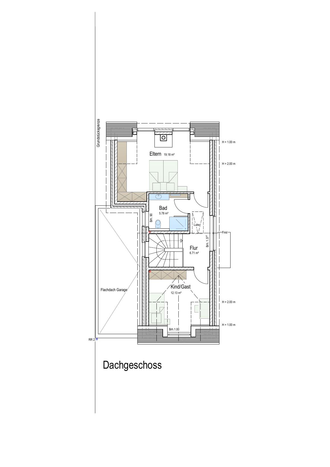 Grundriss Dachgeschoss